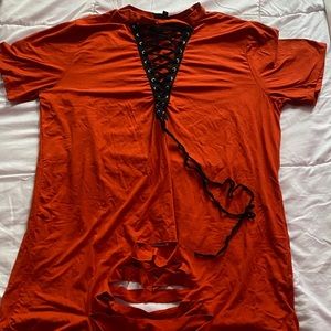 Pumpkin v neck